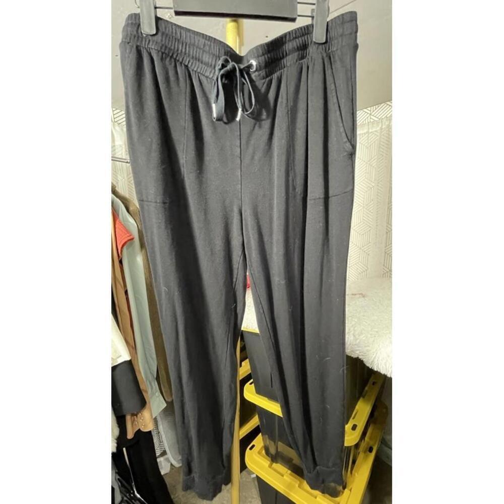 Soma Wknd Women's Black Jogger Pants Elastic Waist Drawstring Sz M
